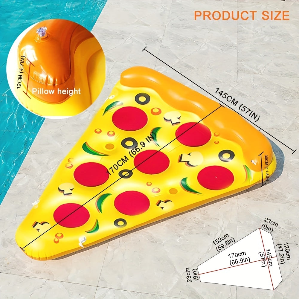 Giant Pizza Slice Pool Float Beach Lounge