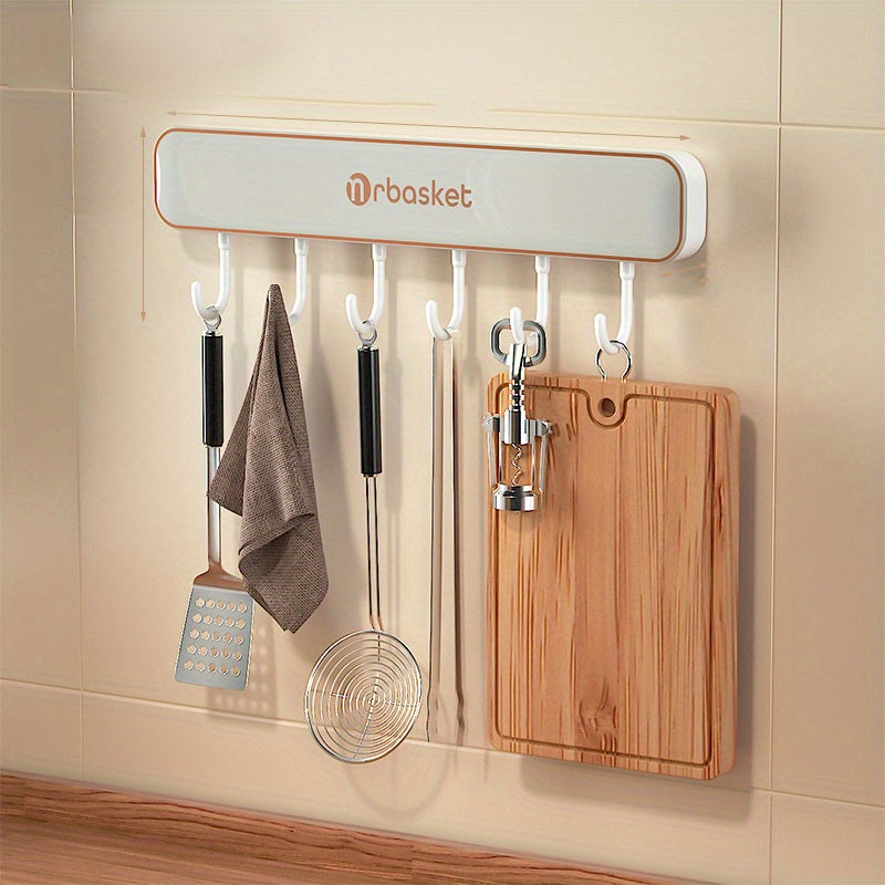 Wall mounted Utensils Rack Holder Hook Storage Rack Kitchen Accessories