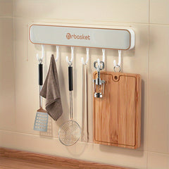 Wall mounted Utensils Rack Holder Hook Storage Rack Kitchen Accessories