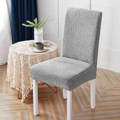 Waterproof Jacquard Dining Chair Slipcover Stretch Chair Cover