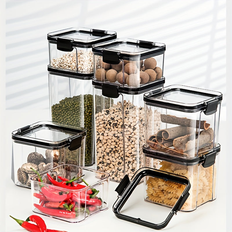 Airtight Food Storage Containers Clear Jars for Cereal Pasta Rice