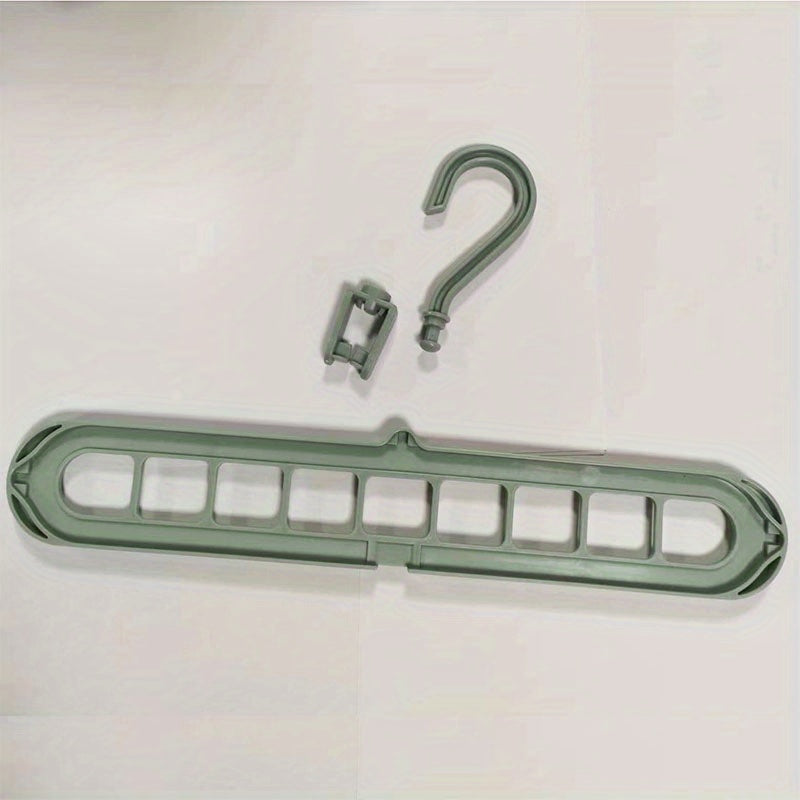 Multifunctional Clothes Hanger Storage Rack 9 Holes Plastic Drying Rack