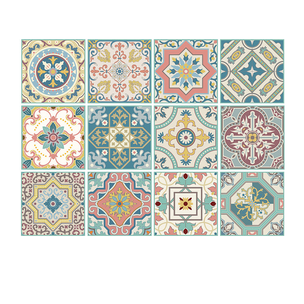 12pcs Crystal Wall Stickers Self Adhesive Tile Waterproof Decor