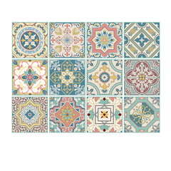 12pcs Crystal Wall Stickers Self Adhesive Tile Waterproof Decor