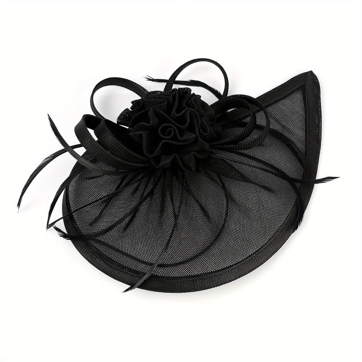 Faux Feather Hats Fascinators for Women Head Piece for Wedding Tea Party