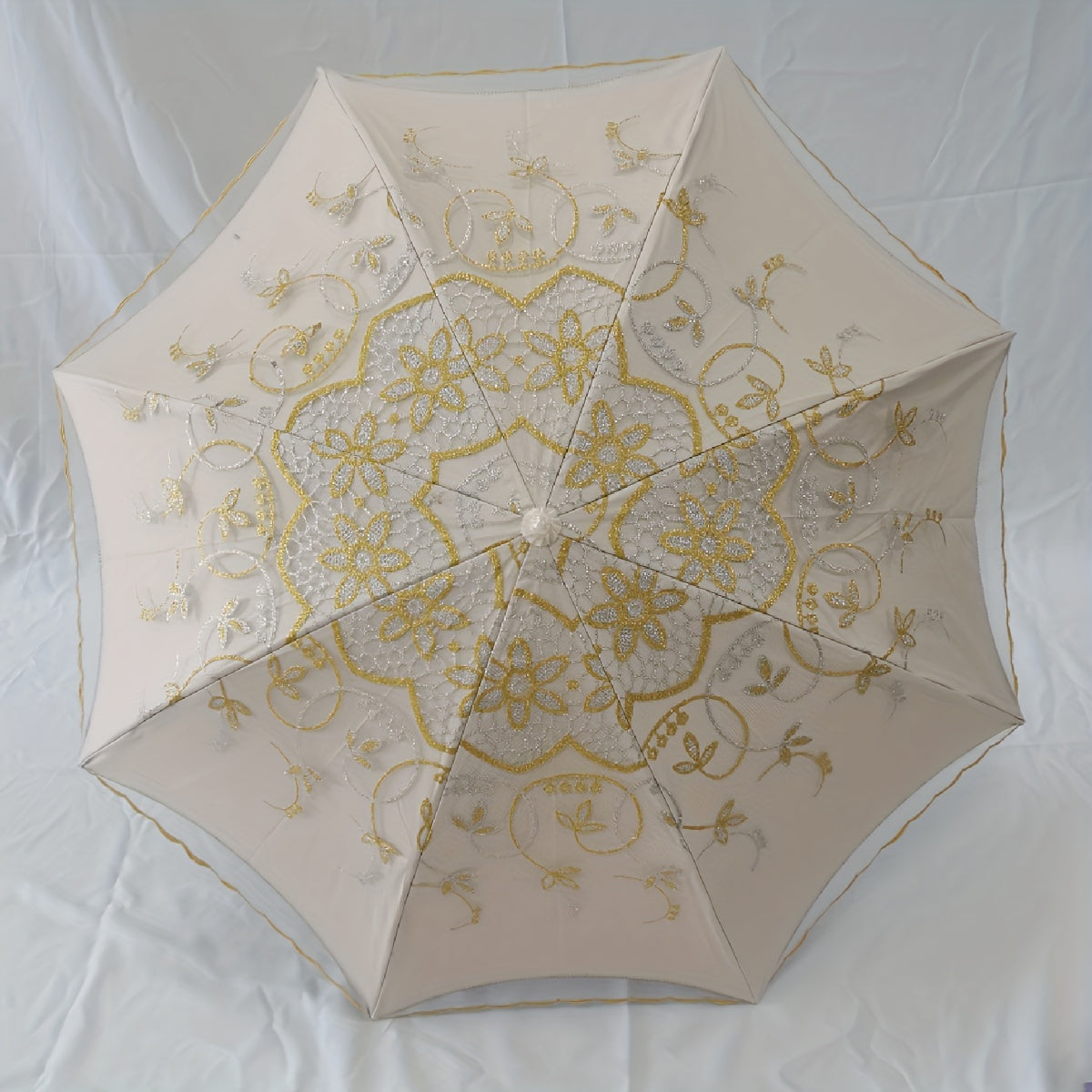 Floral Lace Manual Umbrella Princess Women's UV Protection