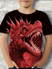 Boys' Dinosaur T Shirt 3D Print Breathable & Stretchy Fabric