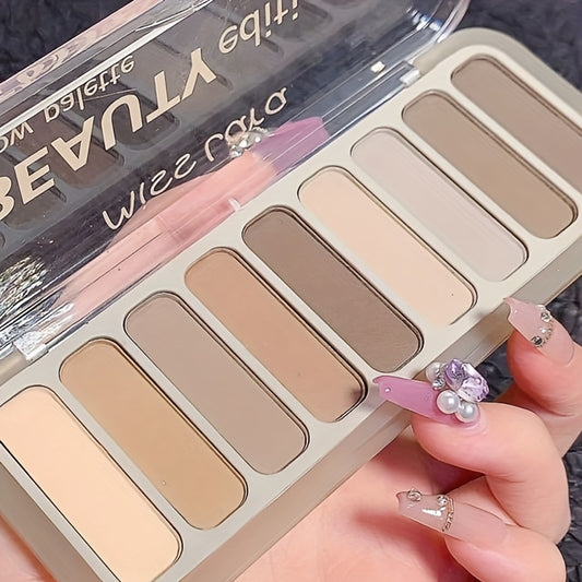 9 Eyeshadow Palette Pearly Shimmer Matte Finish