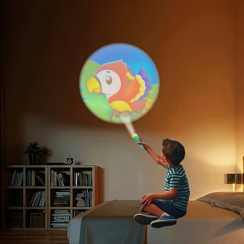 40 Patterns Projector Bedtime Fun Toy Dinosaur Ocean Numbers Fruits