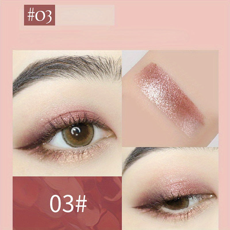 2 In 1 Double Gradient Velvet Shimmer Eye Shadow Stick