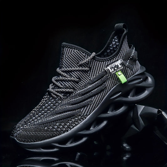  Men's Solid Blade Sneakers Breathable Soft Sole Shoes