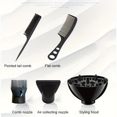 Professional Hair Dryer Blow Dryer With Diffuser Brush Comb 1000W