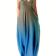  Sexy Boho Dress Women's V Neck Cami Ma