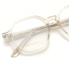 Clear Lens Glasses Square Frame Casual Jelly Nearsighted Spectacles