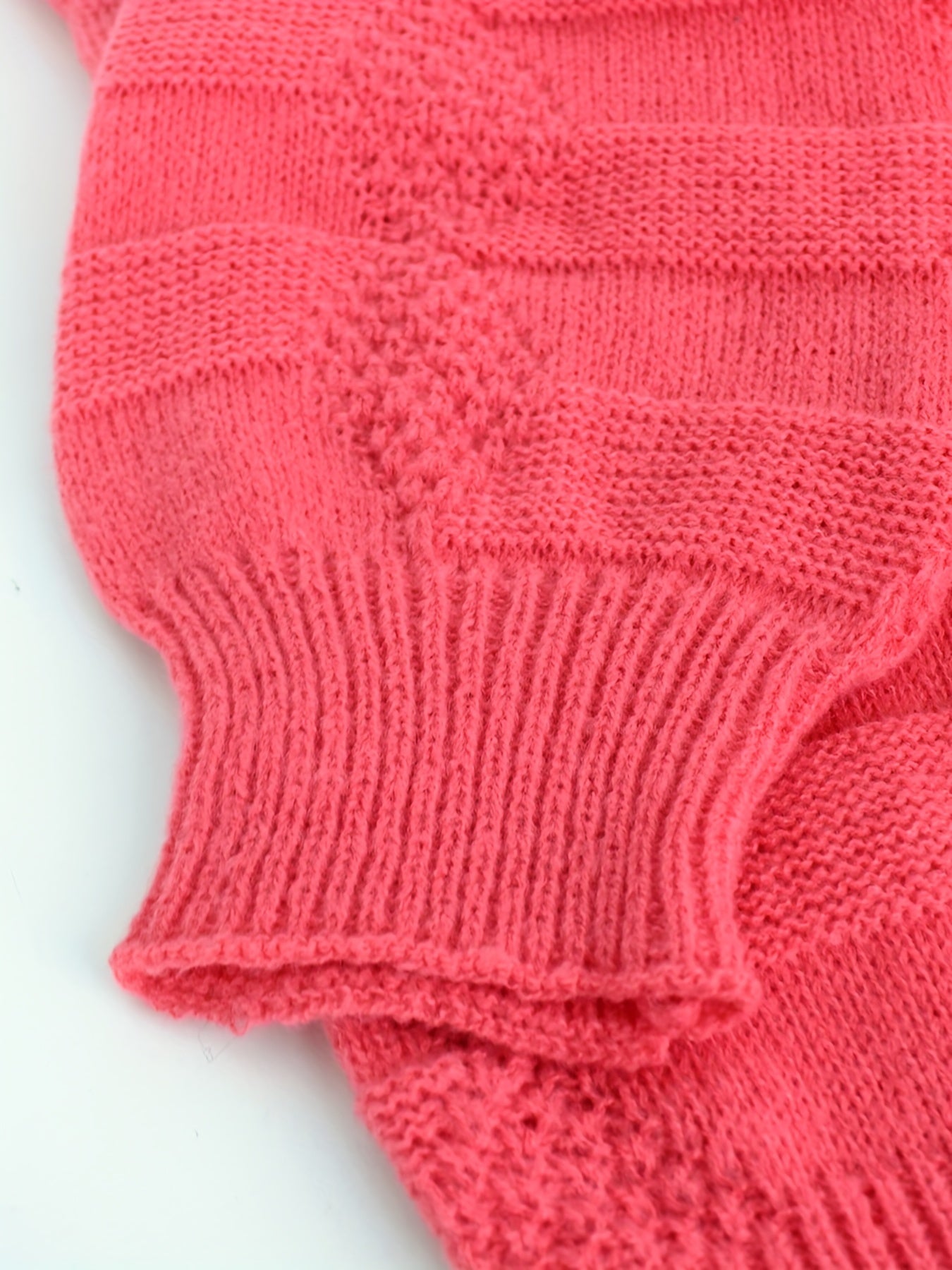 Solid Crew Neck Pullover Sweater for Women