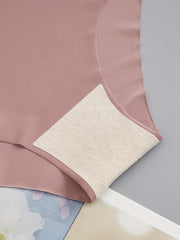 5pcs Seamless Solid Briefs Comfy & Stretchy Intimates Panties
