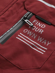 Men's Letter Print Baseball Jacket Outdoor Sports Jacket