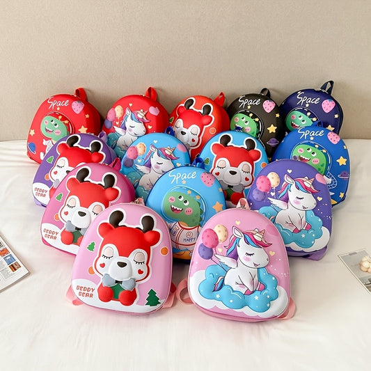 3D Unicorn Dinosaur Backpack Lightweight Schoolbag