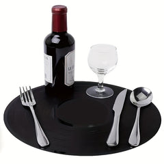 Vinyl Record Placemats 30'' Waterproof Non Slip Heat Resistant Table Mat