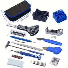 185pcs Watch Repair Kit Professional Tool Set with Portable Box
