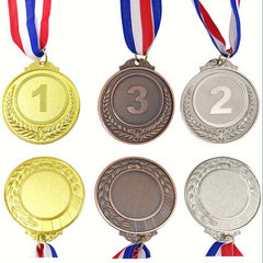 12pcs Olympic Style Award Medals with Neck Ribbon