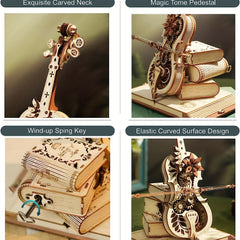 3D Wooden Cello Model Kit: Perfect Gift For Adults