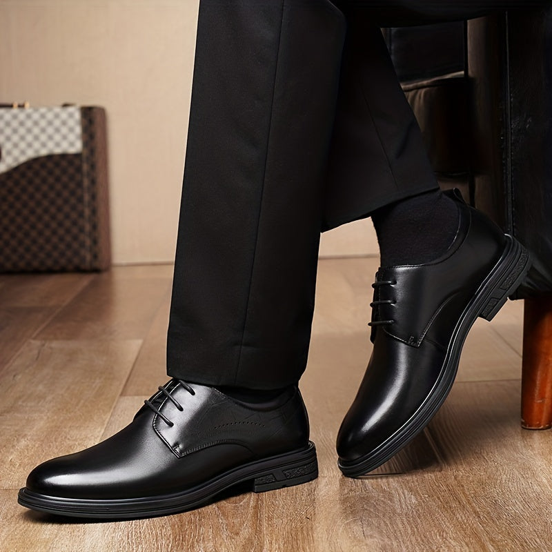 Men's Lace Up Derby Shoes Round Toe Wear resistant Non Slip