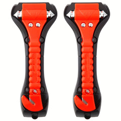 Car Safety Hammer with Window Breaker & Seat Belt Cutter