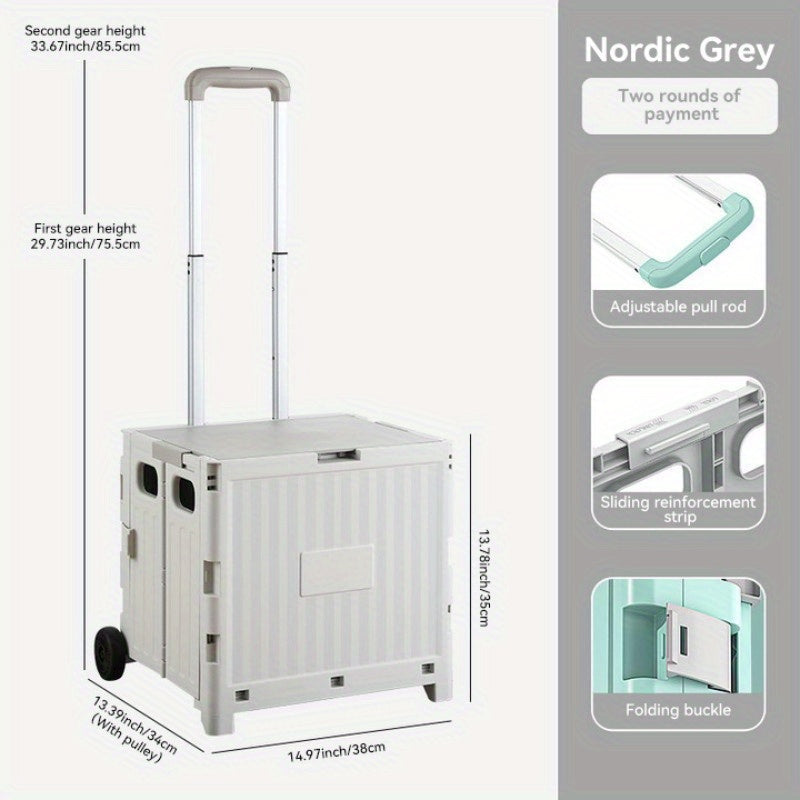Plastic Small Storage Cart Portable Space Saving Organizer