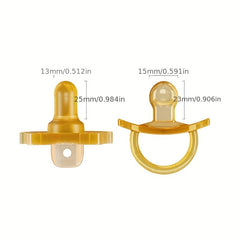 6pcs Baby Pacifier Set with Storage Box and Chain