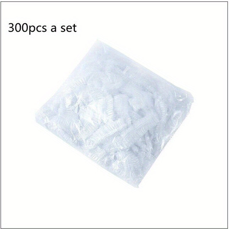 100pcs Disposable Food Cover Plastic Fresh Keeping Covers