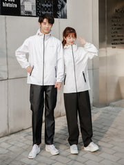 Men's Waterproof Hooded Rain Jacket Lightweight Shell
