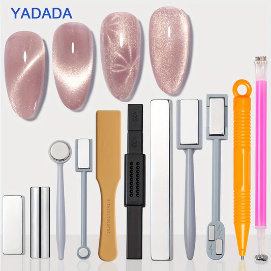 YADADA Nail Magnet Tool Cat Eye Magnet For Nails Dual Ended Magnetic Stick