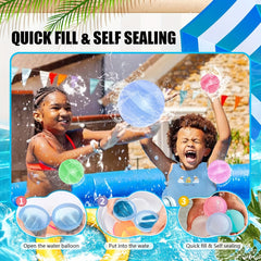 Silicone Sealing Water Balloons Quick Fill Summer Water Toys No Hurt Jelly Balls