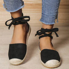 Women's Colorblock Flat Shoes Closed Toe Lightweight Round Toe Casual Sandals