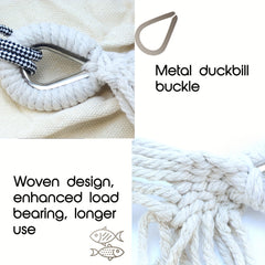 Portable Double Hammock Camping Hammock Spreader Bar Carry Bag Outdoor Indoor