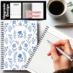 Flower Spiral Notebook 1pc Journal School & Office Supplies Gift