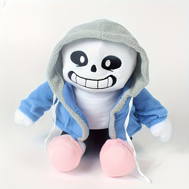 Cute Zombie Hooded Plush Toy - Durable Fabric Material