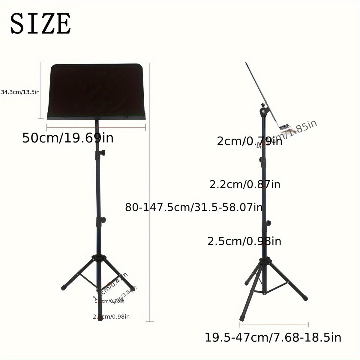 Music Stand Punching Single Layer Foldable Lifting Bracket Macaron
