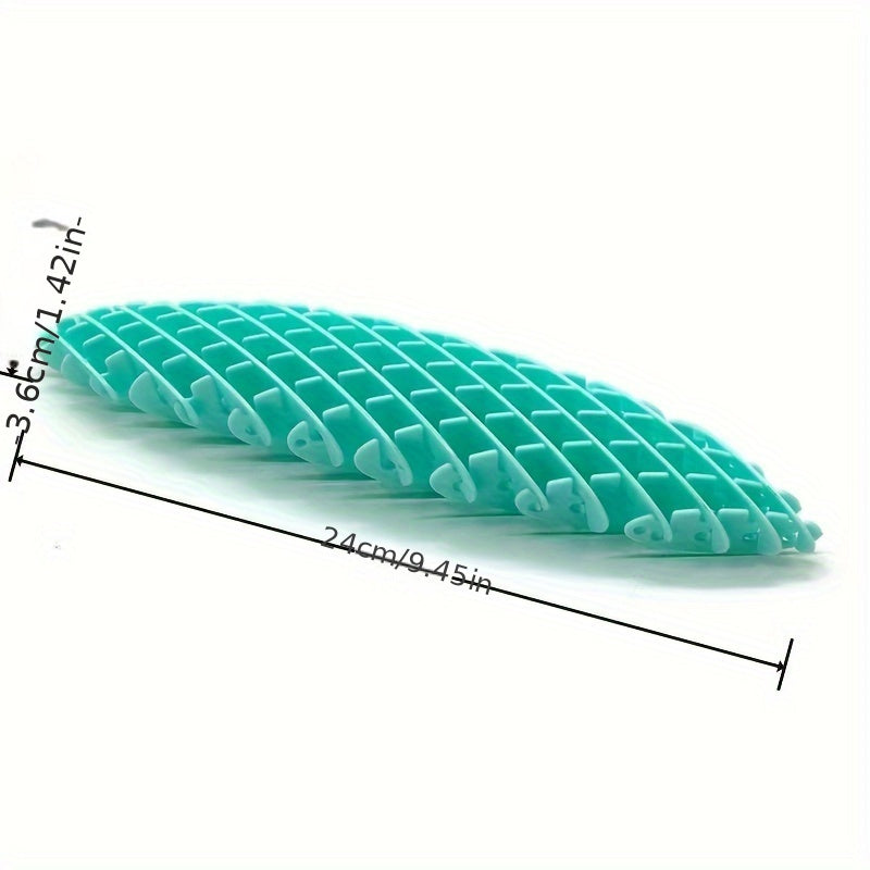 3D Printed Transformable Carrot & Worm Elastic Mesh Toy