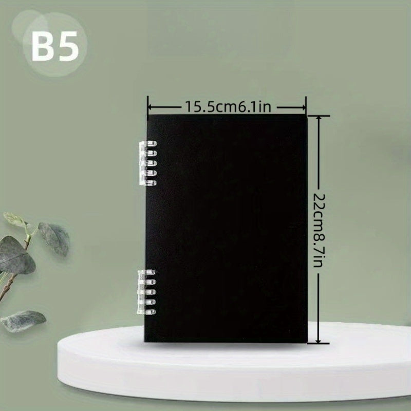 B5 Non-slip Hand Notebook Binder Detachable Soft Loose-leaf Office Notepad