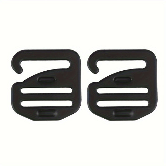 2pcs G Hook Wave Buckle for Backpack Shoulder Strap Adjustment