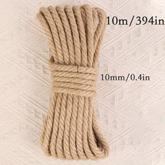10m Jute Hemp Rope for DIY Crafts and Wall Hangings