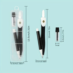 Round Gauge Set Student Examination Metal Drawing Round Gauge Painting Tool Math