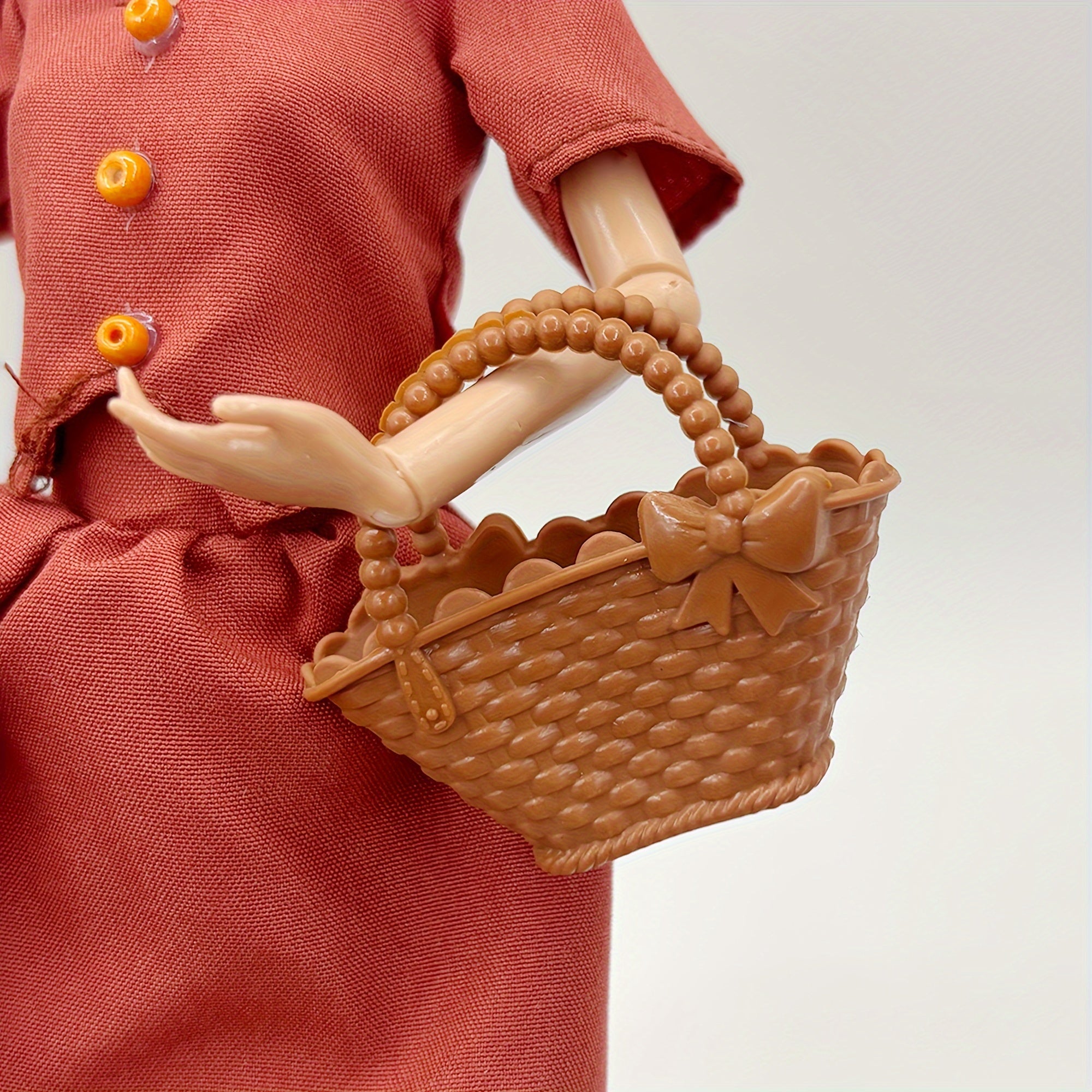 8pcs Doll Accessory Set for 1 6 Scale Dolls - Princess Hats, Handbags & Boots