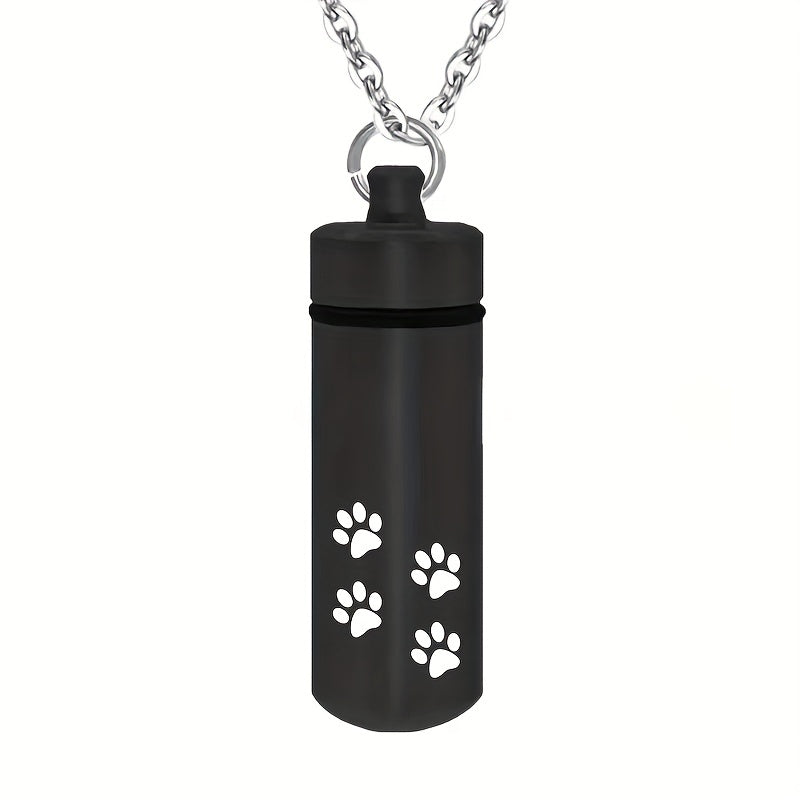 Pet Memorial Cremation Necklace for Dog Ashes
