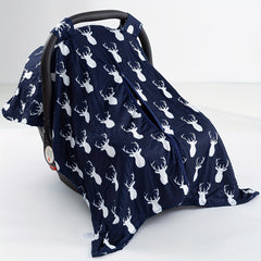 Cartoon Deer Print Car Seat Sunshade Cover Canopy