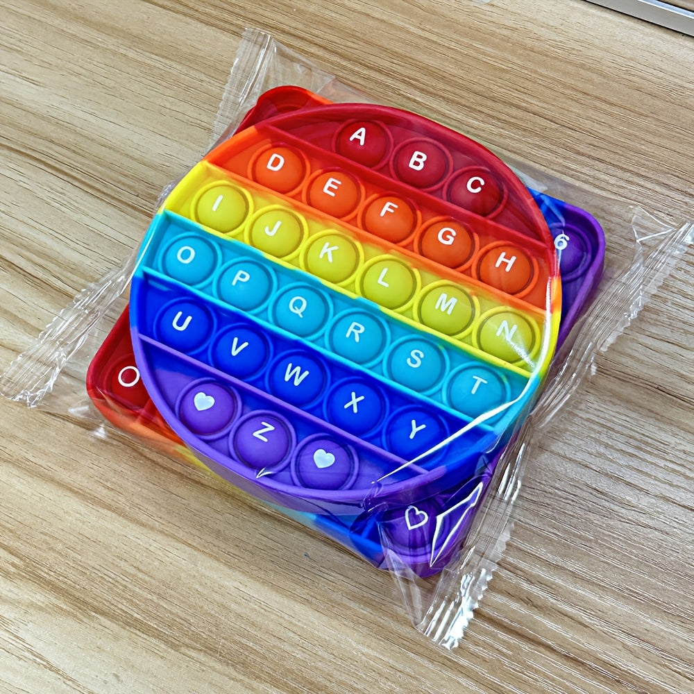 Numbers Letters Math Learning Fidget Toys Push Bubbles Phonics Games