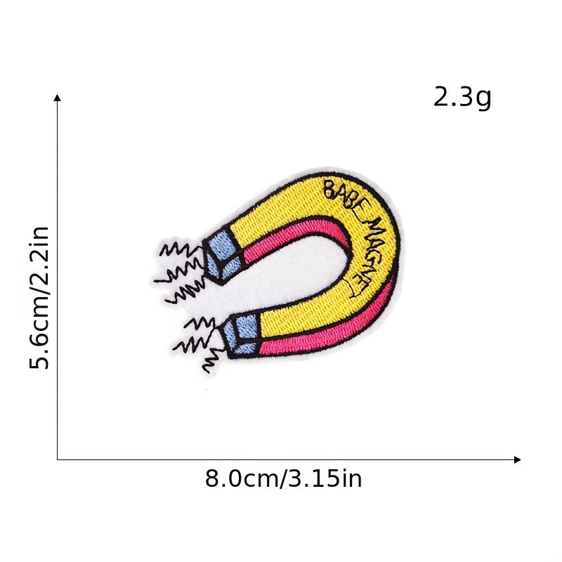 13pcs Iron On Patches Embroidered Applique for Clothing Jacket Jeans Dress