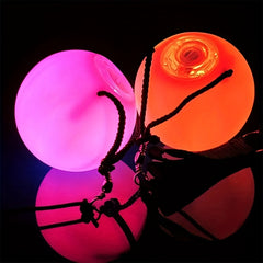 LED Hand Cranked Swing Ball, Colorful Belly Dance Ball